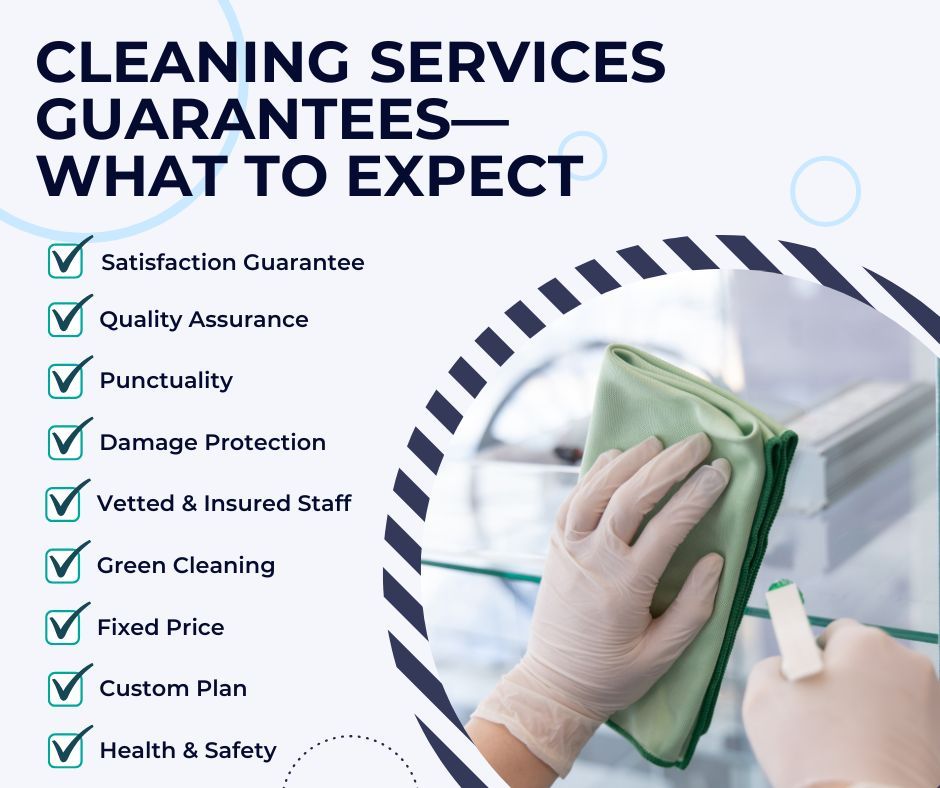 cleaning services guarantees what to expect