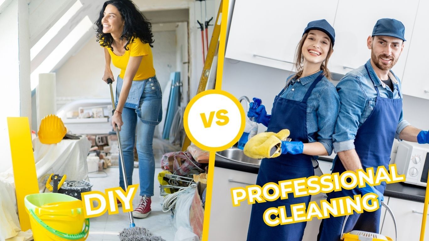 diy vs professional cleaning team comparison of cleaning efficiency and results