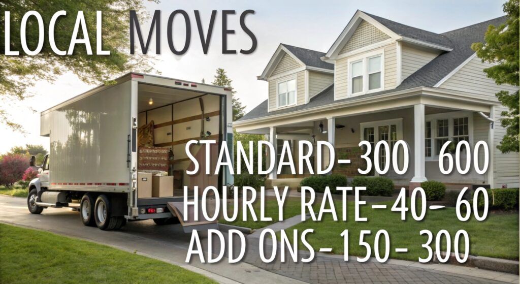 average moving company rates