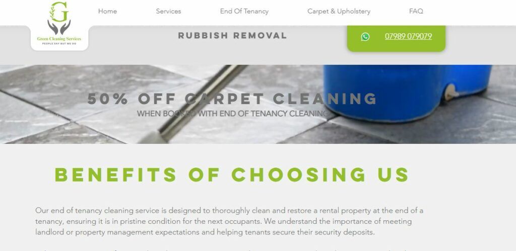 benefit of choosing green clean oxford